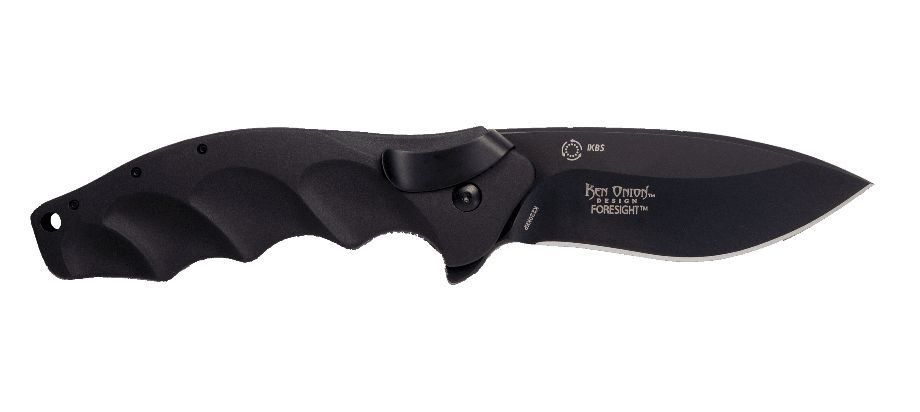 Ostrze ząbkowane: Nie | Kolor: Czarny | Opakowanie: Pudełko kartonowe | Waga (g): 179 | Rodzaj ostrza:: Zmodyfikowany Drop Point | Stal: AUS 8 | Wykończenie ostrza: Azotek tytanu - czarne | Długość po złożeniu (cm): 13.2 | Długość ostrza (cm): 8.9 | Twardość materiału ostrza::: 58-59 HRC | Projektant: Ken Onion | Długość całkowita (cm): 22.1 | Blokada ostrza: Locking Liner | Grubość ostrza (cm): 0.4 | Rękojeść: Aluminium + 420J2 - LifeGun.pl Nóż Składany CRKT Foresight K220KKP-3