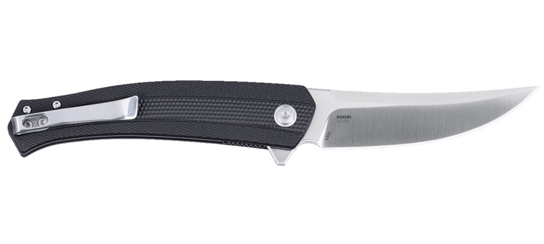 Nóż CRKT 7060 Persian Black Zaprojektowany przez knifemakera Richarda Rogersa CRKT 7060 Persian, to składany nóż wyposażony w głownię o profilu Drop Point, wykonaną ze stali narzędziowej D2, charakteryzującej się dużą odpornością na ścieranie.System łożysk kulkowych IKBS umożliwia płynne rozłożenie klingi jedną ręką przy wykorzystaniu flippera, pełniącego równocześnie funkcję jelca, zapobiegającego osunięciu się dłoni na ostrze w trakcie pracy.Blokada Liner Lock uniemożliwia przypadkowe złożenie się - LifeGun.pl Nóż CRKT 7060 Persian Black-1