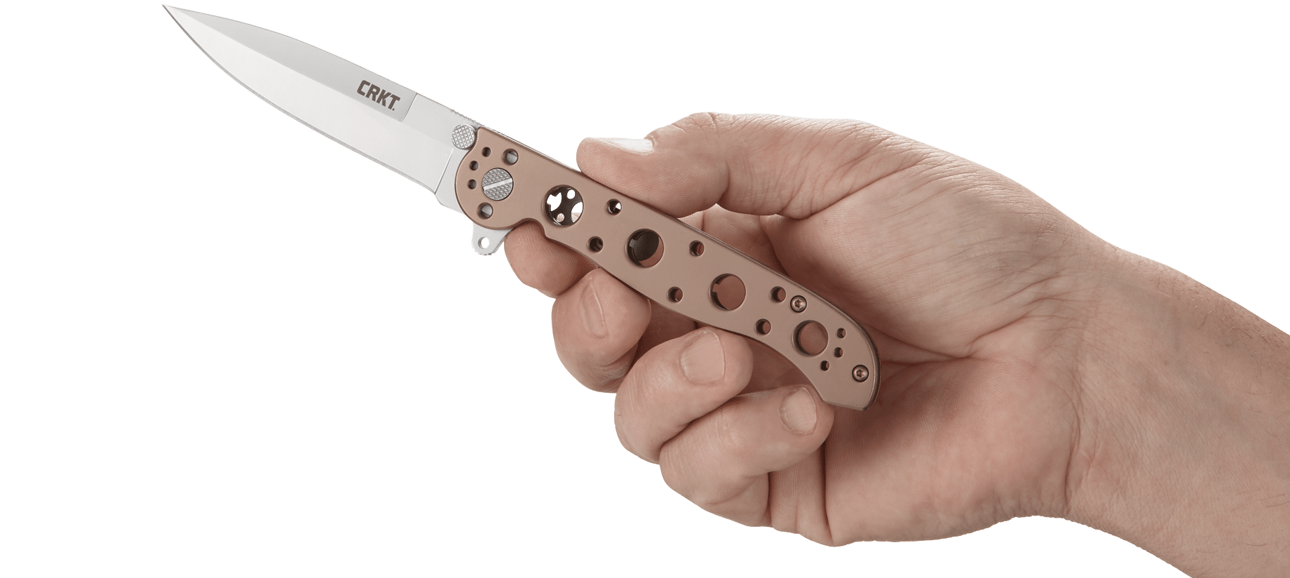 Nóż CRKT M16-03BS Od lat seria M16 Kita Carsona cieszy się ogromną popularnością. W odpowiedzi na liczne zapytania CRKT rozszerzyła gamę modeli noża M15 o wersję 03BS. Rama noża ze stali 2Cr13 SS została pokryta ultramocną powłoką z azotanku tytanu w kolorze imitującym brąz. Na miejscu utrzymują ją śruby Torx. Rękojeść jest tak zaprojektowana aby zapewnić wygodę i kontrolę - LifeGun.pl Nóż CRKT M16-03BS-9