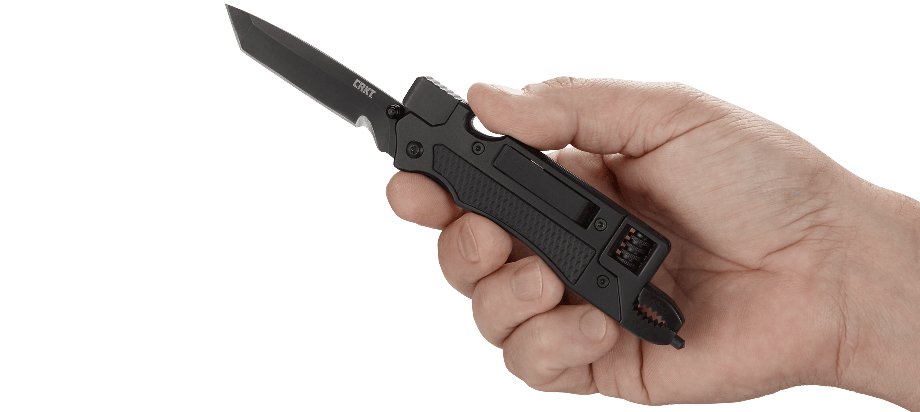 Multi-tool CRKT Septimo 7051 Septimo to taktyczny multi-tool stworzony do codziennego noszenia. Zaprojektowany przez byłego żołnierza Zielonych Beretów, powstał w oparciu o doświadczenie jako pomoc w trudnych sytuacjach. Cechy: Niezwykle ostry, zapewnia doskonałą siłę cięcia liny i pasów Wykończenie z czarnego tlenku poprawia odporność na korozję Szereg przydatnych narzędzi: nóż, płaski śrubokręt, otwieracz do butelek - LifeGun.pl Multi-tool CRKT Septimo 7051-10