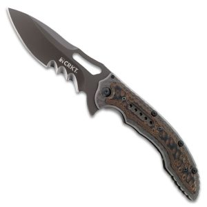Nóż składany CRKT 5471K Fossil - Black-1