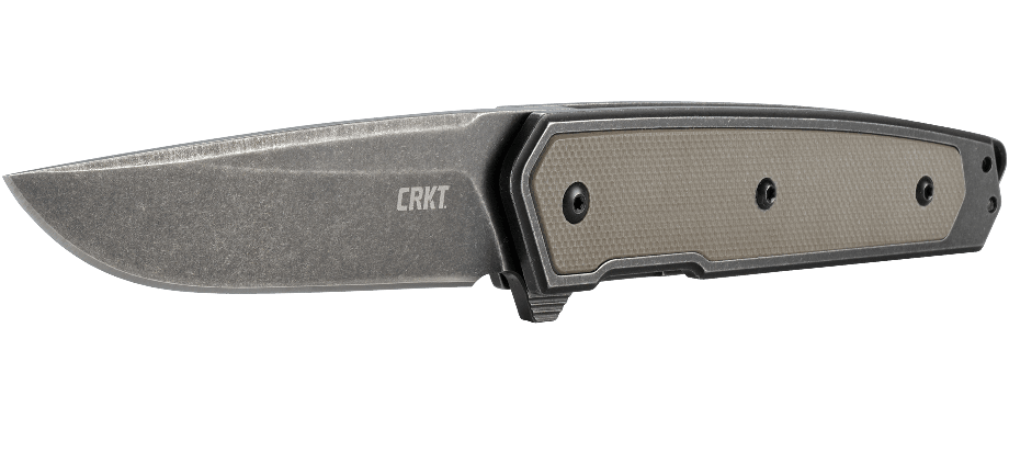 Nóż CRKT Cinco 7091 Wiele lat temu projektant Richard Rogers wypuścił na rynek nóż Cuatro. Teraz postanowił ponowić swój sukces dzięki Cinco, składanemu nożowi o smukłej budowie, którego można zabrać ze sobą wszędzie. W dużym skrócie podobnie jak Cuatro, Cinco jest po prostu niesamowity. Cechy: Flipper ułatwia szybkie otwarcie ostrza System łożyskowy IKBS zapewnia płynne - LifeGun.pl Nóż CRKT Cinco 7091-3