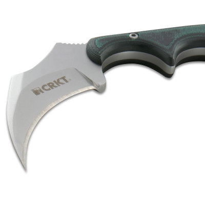 Ostrze ząbkowane: Nie | Futerał: Tak | Opakowanie: Pudełko kartonowe | Waga (g): 49 | Rodzaj ostrza:: Karambit | Stal: 5Cr15MoV | Wykończenie ostrza: Bead-blast | Grubość ostrza (cm): 0.3 | Rękojeść: Włókno impregnowane żywicą | Twardość materiału ostrza::: 55-57 HRC | Projektant: Alan Folts | Długość całkowita (cm): 12.2 | Blokada ostrza: Ostrze stałe | Długość ostrza (cm): 5.9 - LifeGun.pl Nóż CRKT 2389 Keramin-2