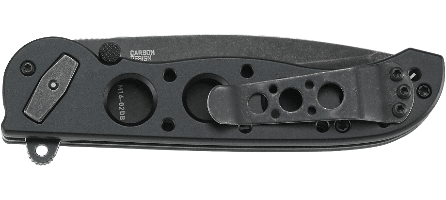 Nóż CRKT M16®-02DB M16 to najpopularniejsza seria noży składanych jaką kiedykolwiek stworzyła firma CRKT. Ostrze o taktycznym profilu Tanto świetnie nadające się do walki, pchnięć i podważania wykonano z wysokiej jakości stali narzędziowej D2, która długo trzyma ostrość. Wykończenie jej na czarno metodą Stonewash pozostawia nieregularną powłokę która maskuje ślady powstałe podczas użycia. Zastosowanie systemu - LifeGun.pl Nóż CRKT M16-02DB-4