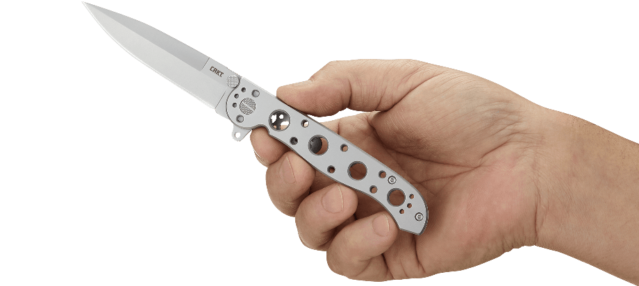 Nóż CRKT M16-03SS Crkt M16-03SS to nóż codziennego użytku wzorowany na serii taktycznych noży M16 projektu Kita Carsona. M16-03SS wyposażono w ostrze spear point, wykonane ze stali Sandvik 12C27. Ostrze posiada doskonałą retencję krawędzi, zaś matowe wykończenie zawdzięcza metodzie bead blast. Dane Techniczne: Długość całkowita – 207.98 mm Długość po złożeniu – 118.21 mm Waga - LifeGun.pl Nóż CRKT M16-03SS-7