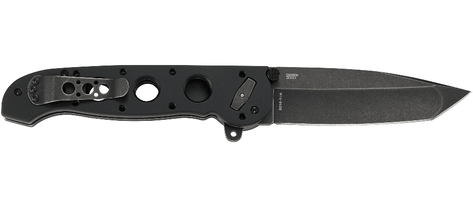 Nóż CRKT M16®-04DB M16 to najpopularniejsza seria noży składanych jaką kiedykolwiek stworzyła firma CRKT. Ostrze o taktycznym profilu Tanto świetnie nadające się do walki, pchnięć i podważania wykonano z wysokiej jakości stali narzędziowej D2. Wykończenie jej na czarno metodą Stonewash dobrze maskuje rysy powstające podczas eksploatacji. Zastosowanie systemu wspomagania Assisted Opening w postaci wewnętrznej sprężyny oraz - LifeGun.pl Nóż CRKT M16-04DB-2