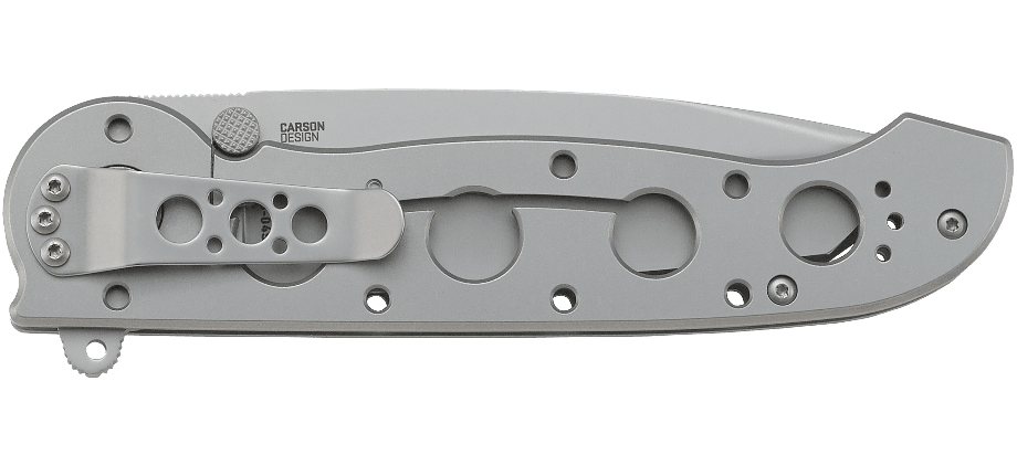 Nóż CRKT M16®-04SS M16 to najpopularniejsza seria noży składanych jaką kiedykolwiek stworzyła firma CRKT. Ostrze o profilu Spear Point i bardzo dobrych parametrach penetracyjnych wykonano z wytrzymałej stali nierdzewnej Sandvik 12C27 i wykończono metodą Beadlast, która nie odbija światła. Otwarcie noża jedną ręką możliwe jest z pomocą obustronnego kołka lub za pośrednictwem flippera pełniącego jednocześnie - LifeGun.pl Nóż CRKT M16®-04SS-3