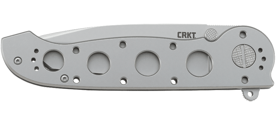 Nóż CRKT M16®-04SS M16 to najpopularniejsza seria noży składanych jaką kiedykolwiek stworzyła firma CRKT. Ostrze o profilu Spear Point i bardzo dobrych parametrach penetracyjnych wykonano z wytrzymałej stali nierdzewnej Sandvik 12C27 i wykończono metodą Beadlast, która nie odbija światła. Otwarcie noża jedną ręką możliwe jest z pomocą obustronnego kołka lub za pośrednictwem flippera pełniącego jednocześnie - LifeGun.pl Nóż CRKT M16®-04SS-4