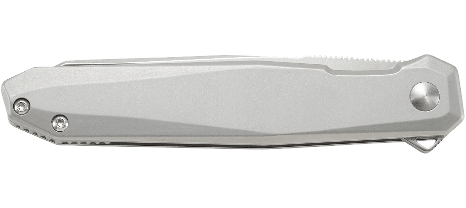 Nóż CRKT K230XXP FACET K230XXP to nóż osobisty, zaprojektowany przez znanego wyrobnika noży Kena Oniona. Projekt łączy w sobie prostotę i jakość wykonania. Nóż wyposażono w system łożyskowy IKBS, flipper do łatwiejszego wysuwania ostrza zaś cała konstrukcja jest lekka i wytrzymała. Dane Techniczne: Długość całkowita – 195.28 mm Długość po złożeniu – 109.68 mm Waga - LifeGun.pl Nóż CRKT K230XXP FACET-4