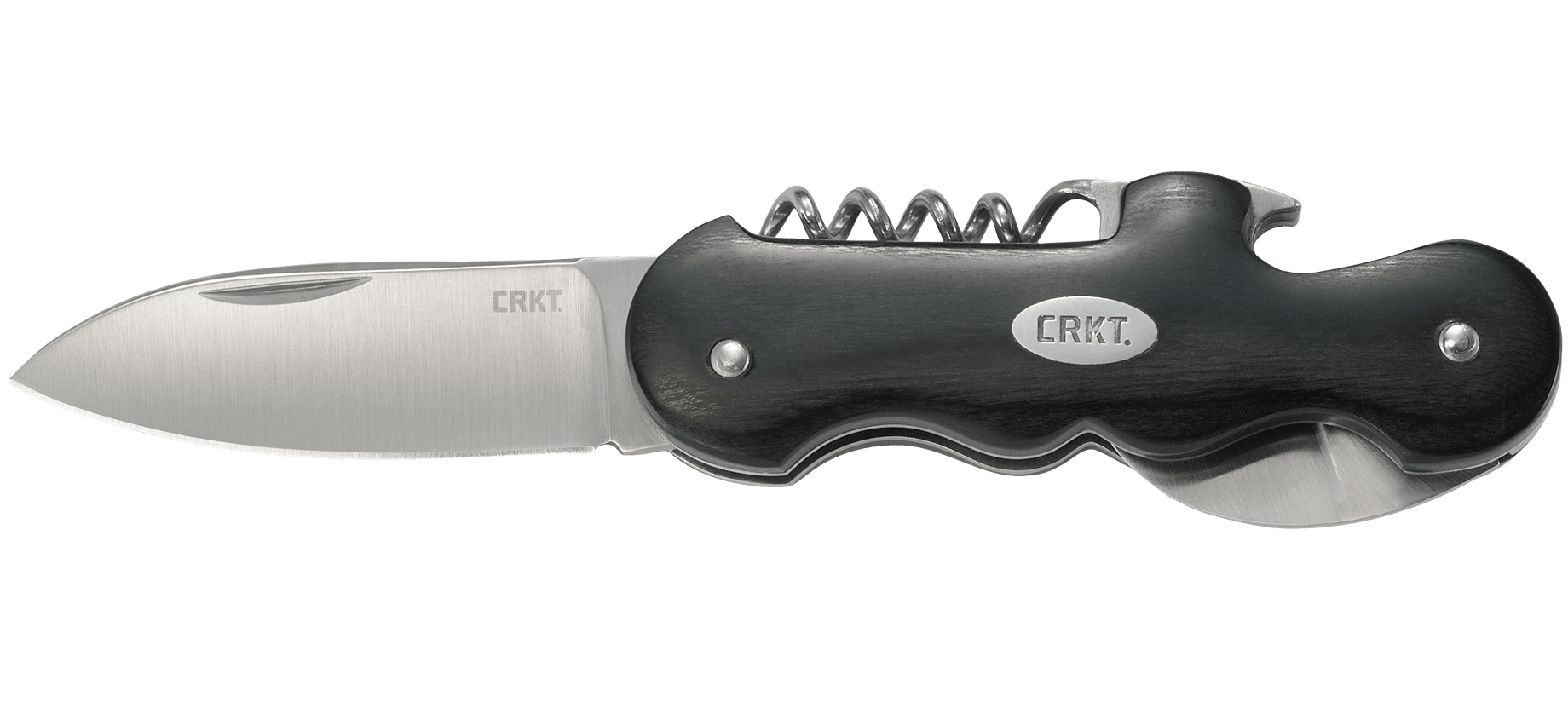 Multitool CRKT 6925 Triple Play Wielofunkcyjne narzędzie projektu Philipa Bootha. Triple Play wyposażono w dwa ostrza, korkociąg i otwieracz, jest lekki i łatwy w przenoszeniu. Czyni to z niego idealnego towarzysza na pikniku, wypadu pod namiot czy przyjęć w domu. Cechy: Łatwy w ostrzeniu Wygodny w przenoszeniu Wytrzymała konstrukcja (Rękojeść z Pakkawood) Wyposażony w przydatne - LifeGun.pl Multitool CRKT 6925 Triple Play-1