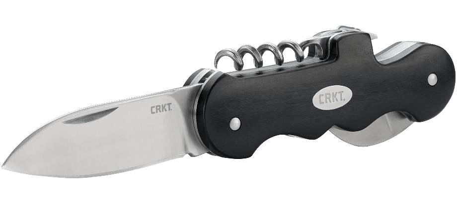 Multitool CRKT 6925 Triple Play Wielofunkcyjne narzędzie projektu Philipa Bootha. Triple Play wyposażono w dwa ostrza, korkociąg i otwieracz, jest lekki i łatwy w przenoszeniu. Czyni to z niego idealnego towarzysza na pikniku, wypadu pod namiot czy przyjęć w domu. Cechy: Łatwy w ostrzeniu Wygodny w przenoszeniu Wytrzymała konstrukcja (Rękojeść z Pakkawood) Wyposażony w przydatne - LifeGun.pl Multitool CRKT 6925 Triple Play-2