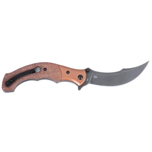 Nóż CRKT 7465 RITUAL COMPACT BROWN