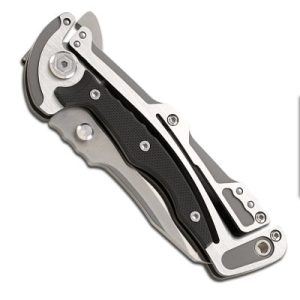 Nóż CRKT 5195 Graphite Combo - Veff Flat Top Serrations-2