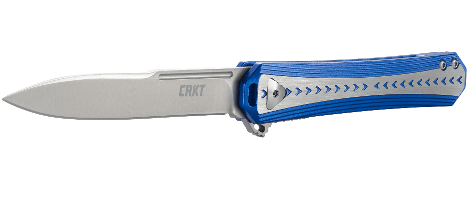 Nóż CRKT 6710 Stickler Stickler to smukły składany nóż, o wytrzymałym ostrzu i kobaltowo niebieskiej rękojeści. Dzięki flipperowi oraz systemowi IKBS, ostrze wysuwa się szybko i niezawodnie. CRKT Stickler to klasyczna konstrukcja w nowym eleganckim wydaniu. Cechy: Flipper ułatwiający wysuwanie ostrza Lekki i wytrzymały System łożyskowy IKBS Ostrze ze stali Sandvik 12C27 Specyfikacje: Długość ostrza - LifeGun.pl Nóż CRKT 6710 Stickler-2