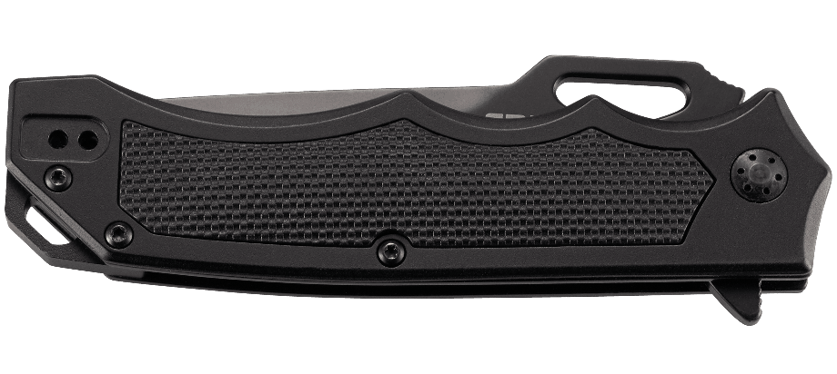 Asystent otwierania: Nie | Ostrze ząbkowane: Tak | Opakowanie: Pudełko kartonowe | Waga (g): 133 | Stal: 8Cr13MoV | Wykończenie ostrza: Czarna oksyda | Długość po złożeniu (cm): 11.5 | Długość ostrza (cm): 9.2 | Rękojeść: Termoplastyczna guma + aluminium 6061 T6 | Projektant: Jeremy Valdez | Długość całkowita (cm): 20.7 | Blokada ostrza: Locking Liner | Grubość ostrza (cm): 0.3 | Rodzaj ząbkowania ostrza: Veff Serrations - LifeGun.pl Nóż CRKT Septimo 7050-5