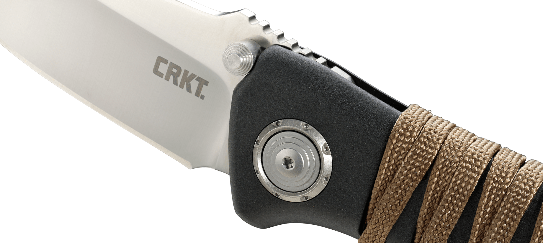Nóż CRKT Parascale 6235 CRKT Parascale to wielce użytkowy nóż outdoorowy projektu TJ Schwarz'a. Model wyposażono w ostrze wykonane ze stali D2, oraz innowacyjny system Deadbolt. Rękojeść dodatkowo owiniętą sznurkiem z materiału poprawiając tym samym chwyt w różnych warunkach pogodowych. Specyfikacje: Długość ostrza / 81.05 mm Stal / D2 Wykończenie ostrza / Satin Grubość ostrza - LifeGun.pl Nóż CRKT Parascale 6235-5