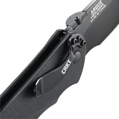 Ostrze ząbkowane: Nie | Opakowanie: Pudełko kartonowe | Waga (g): 119 | Rodzaj ostrza:: Drop point | Stal: AUS8 | Blokada ostrza: Liner Lock + Fire Safe | Grubość ostrza (cm): 0.30 | Rękojeść: 6061 Aluminum | Twardość materiału ostrza::: 57-58 HRC | Projektant: Matthew Lerch | Długość całkowita (cm): 20.6 | Długość po złożeniu (cm): 11.6 | Długość ostrza (cm): 9 - LifeGun.pl Nóż składany CRKT 7030K Argus Black-8