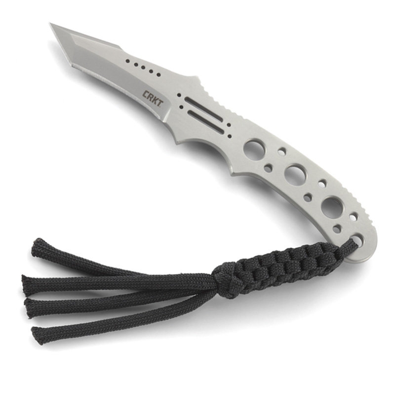 Asystent otwierania: Nie | Ostrze ząbkowane: Nie | Futerał: Nylonowy z włóknem szklanym | Opakowanie: karton | Waga (g): 49 | Rodzaj ostrza:: Tanto | Stal: 8Cr13MoV | Wykończenie ostrza: Bead-blast | Grubość ostrza (cm): 0.28 | Rękojeść: 8Cr13MoV | Twardość materiału ostrza::: 56-58 HRC | Projektant: Pat & Wes Crawford | Długość całkowita (cm): 14.6 | Blokada ostrza: Ostrze stałe | Długość ostrza (cm): 5.8 - LifeGun.pl Nóż CRKT 2031 Crawford Drumfire-1