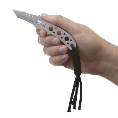 Asystent otwierania: Nie | Ostrze ząbkowane: Nie | Futerał: Nylonowy z włóknem szklanym | Opakowanie: karton | Waga (g): 49 | Rodzaj ostrza:: Tanto | Stal: 8Cr13MoV | Wykończenie ostrza: Bead-blast | Grubość ostrza (cm): 0.28 | Rękojeść: 8Cr13MoV | Twardość materiału ostrza::: 56-58 HRC | Projektant: Pat & Wes Crawford | Długość całkowita (cm): 14.6 | Blokada ostrza: Ostrze stałe | Długość ostrza (cm): 5.8 - LifeGun.pl Nóż CRKT 2031 Crawford Drumfire-5