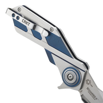 Asystent otwierania: IKBS | Ostrze ząbkowane: Nie | Futerał: Nie | Opakowanie: Pudełko kartonowe | Waga (g): 170 | Rodzaj ostrza:: Zmodyfikowane tanto | Stal: 8Cr14MoV | Wykończenie ostrza: Polerowane, lustrzane | Długość po złożeniu (cm): 11.5 | Długość ostrza (cm): 7.9 | Twardość materiału ostrza::: 57-59 HRC | Projektant: Terry Renner | Długość całkowita (cm): 19.4 | Blokada ostrza: Locking Liner | Grubość ostrza (cm): 0.3 | Rękojeść: 2Cr13 + Azotek Tytanu - LifeGun.pl Nóż składany CRKT 2392 Renner Deviation-5