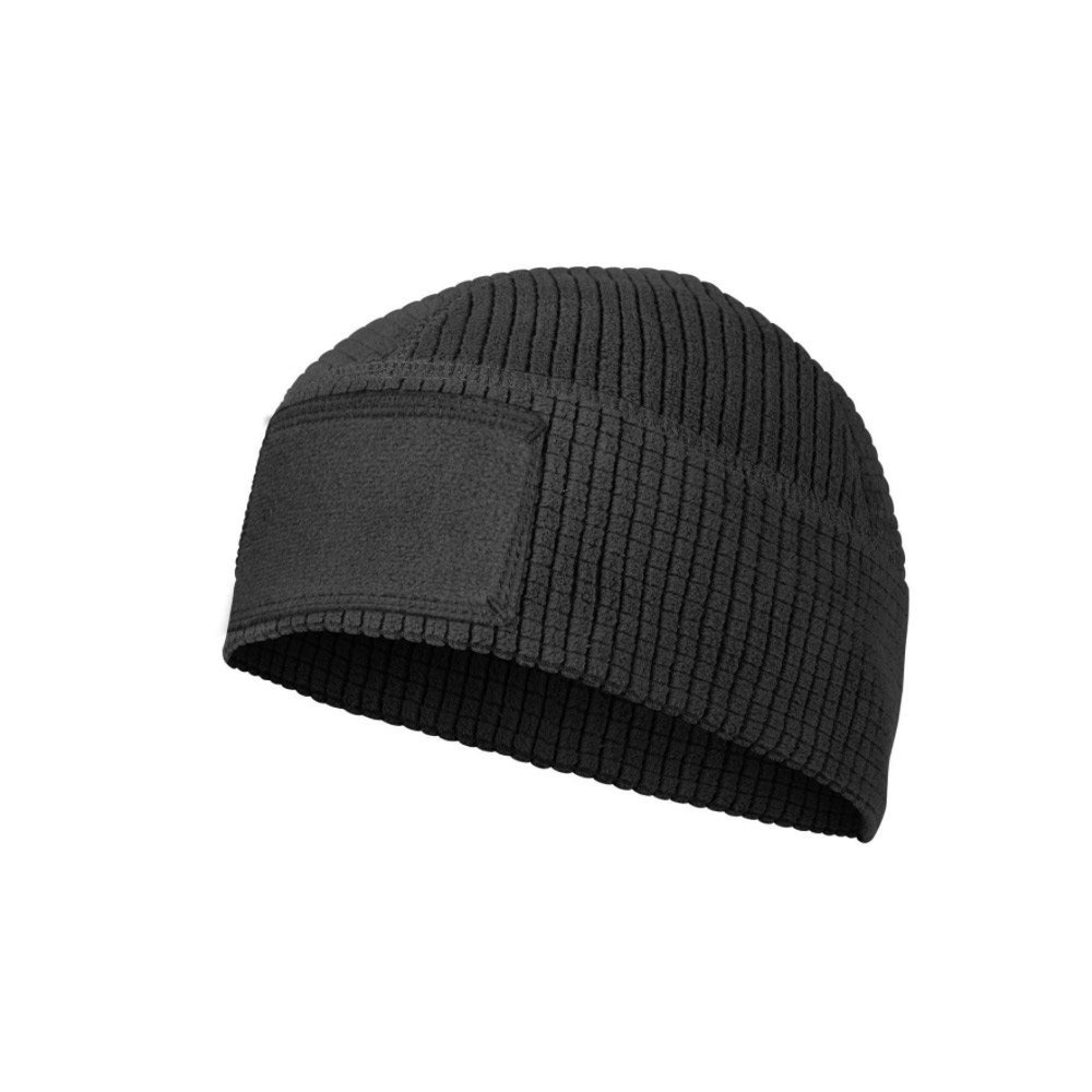 RANGE Beanie® to czapka oparta w swojej konstrukcji o słynną czapkę USMC Beanie. Wykonana z lekkiego, przewiewnego a jednocześnie ciepłego polaru typu Grid Fleece. Wymiary dopasowane są tak, aby idealnie współpracować z ochronnikami słuchu. Na przodzie oraz tyle czapki umieszczone zostały panele z miękkiego rzepa welurowego pozwalające na personalizację. Na szczycie czapki znajduje się również - LifeGun.pl Helikon - Czapka Range Beanie Grid Fleece - Czarny - CZ-RBN-FG-01-1