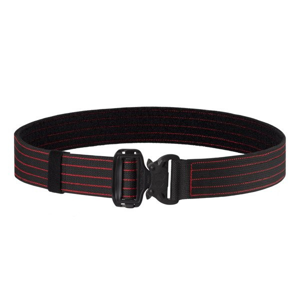 Competition Nautic Shooting Belt to podstawowy pas strzelecki o szerokości 45 mm. Częściowo usztywniona konstrukcja pozwala na stabilne przenoszenie nie tylko kabury z pistoletem, ale również dodatkowego wyposażenia jak ładownice, apteczki itd. Podszycie miękkim rzepem od strony wewnętrznej umożliwia zintegrowanie pasa z dodatkowym podpasem zapewniającym większą stabilność w trakcie użytkowania. Pas zapinany jest na oryginalną - LifeGun.pl Helikon - Pas Competition Nautic - Czarny/Czerwony - PS-CNS-NL-0125A-1