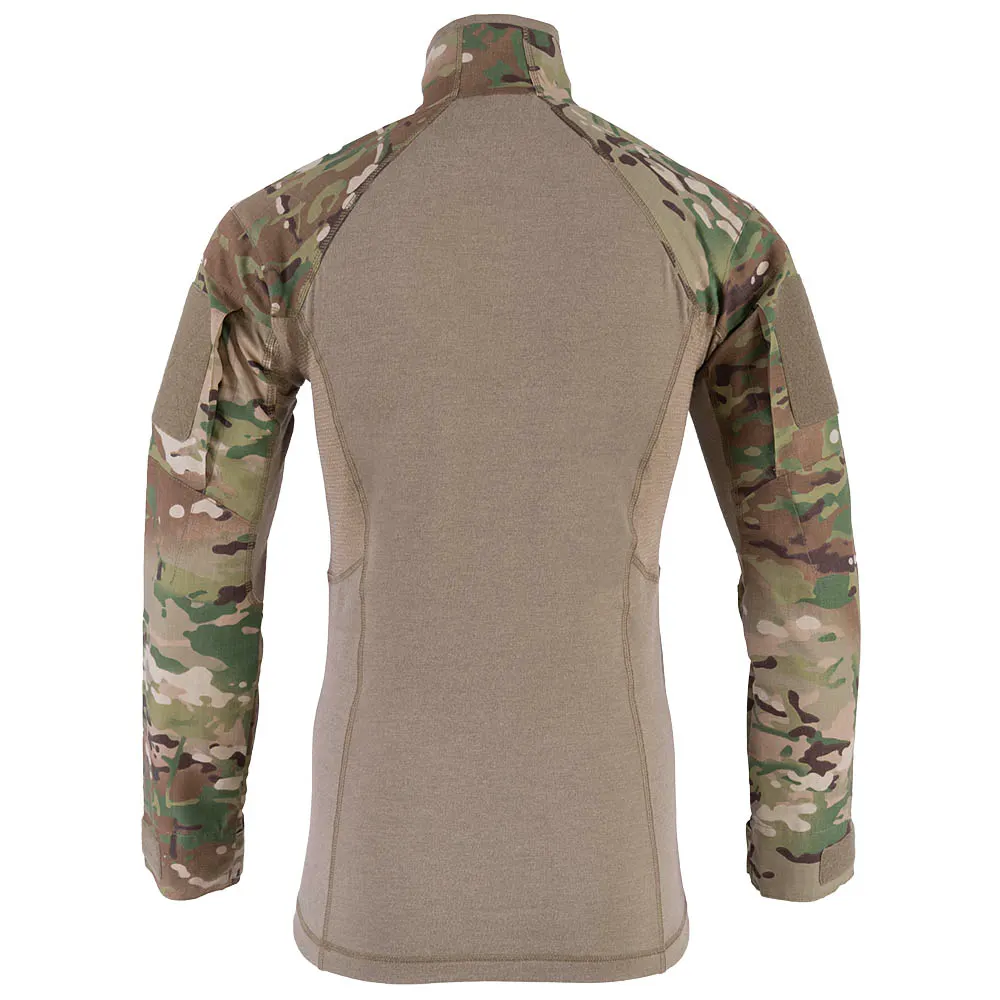 Ognioodporna bluza bojowa NFM GARM™ Combat Shirt MultiCam® FR 2.0. Oddychająca dzianina FR w korpusie, wzmocnione rękawy i karczek z tkaniny FR, panele mesh pod pachami, płaskie szwy i ergonomiczny krój pod kamizelkę. Rozmiary XS–3XL. - LifeGun.pl Bluza taktyczne NFM GARM Combat Shirt Multicam® FR 20 2