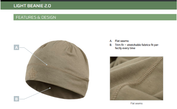 Czapka taktyczna NFM GARM Light Beanie 20 Czapka taktyczna NFM GARM Light Beanie 20