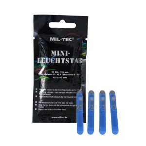 Mil-Tec - Lightstick światła chemiczne Mini - 4,5 x 40 mm - 10 szt. - Niebieski - 14931503-1