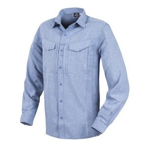 Helikon - Koszula Defender Mk2 Gentleman - Melange Light Blue - KO-DGM-PO-6520Z-1
