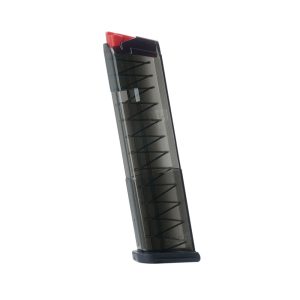 ETS - Magazynek polimerowy do Glock 43 - 9x19 mm - 12 naboi - Carbon Smoke Series - SMK-GLK-43-12-1
