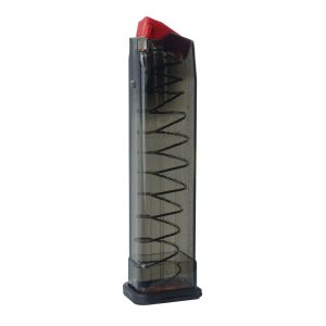 ETS - Magazynek polimerowy do HK VP9 - 9x19 mm - 21 naboi - Carbon Smoke Series - SMK-HKVP9-21-1