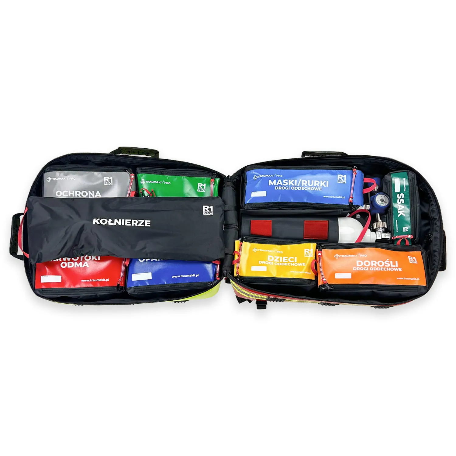 Modułowy plecak ratowniczy R1 PRO TRAUMAKIT zgodny z KSRG (4)