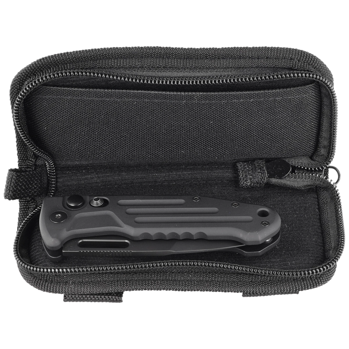 Nóż automatyczny Fox New Smarty SP Black Aluminium, Black PVD N690Co by Stefano De Lorenzi (FX-503SP B)-2