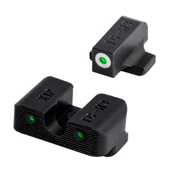 TruGlo - Trytowe przyrządy celownicze Tritium Pro - Glock - Niskie - Biała obwódka - TG231G1W-1