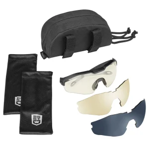 Bolle Tactical - Okulary balistyczne MY6 Eyeshield - Platinum - Trzy wizjery - MY6EST72W-1