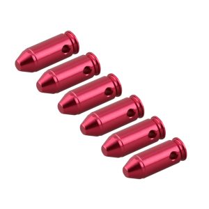 GunPany - Zbijaki do broni Snap Caps - .40 S&W - Aluminium - 6 sztuk - Czerwone - SCSC-09-1