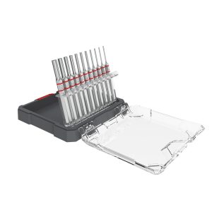 Real Avid - Zestaw wybijaków Standard Pin Accu-Punch - 11 elementów - Stalowe - AVAPK-S-1