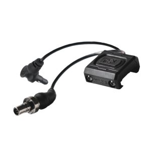 Unity Tactical - Włącznik żelowy na kablu ModButton Lite Sync - SureFire/Crane Laser - 4,5" - Czarny - MBL2-BLK-SF/CL-4.5-1