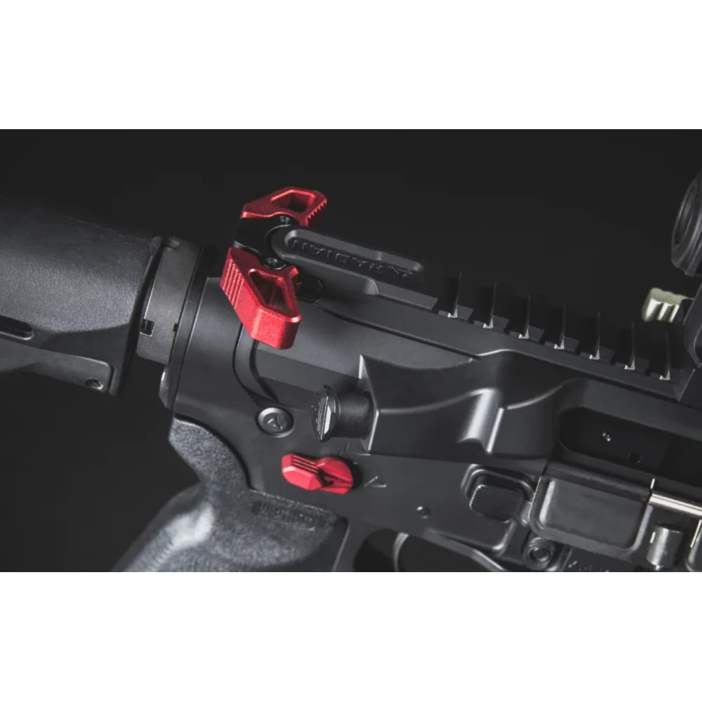 Obustronny selektor AR15 Radian Talon Competition 45/90 -Czerwony 1 Obustronny selektor AR15 Radian Talon Competition 45/90 -Czerwony