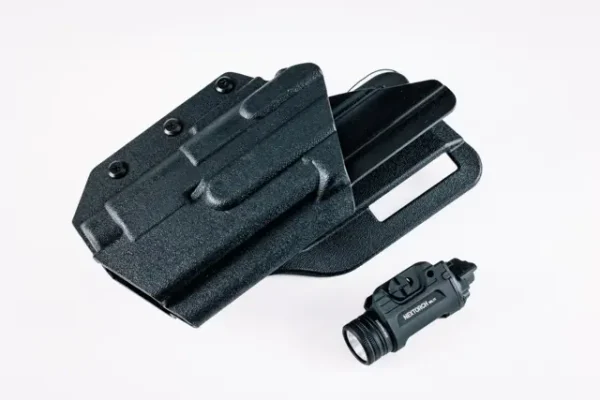 Zestaw 2 Zestaw do Beretta APX A1 Kabura zewnętrzna Kydex DoubleTap Gear Strighter Holster z latarką pistoletową Nextorch WL11 2