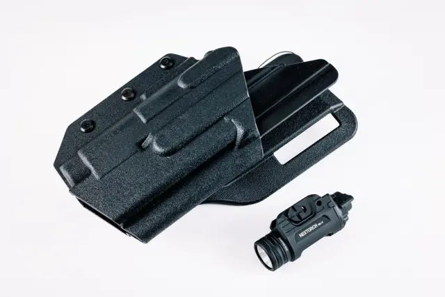 Zestaw 2 Zestaw do Beretta APX A1 Kabura zewnętrzna Kydex DoubleTap Gear Strighter Holster z latarką pistoletową Nextorch WL11 2