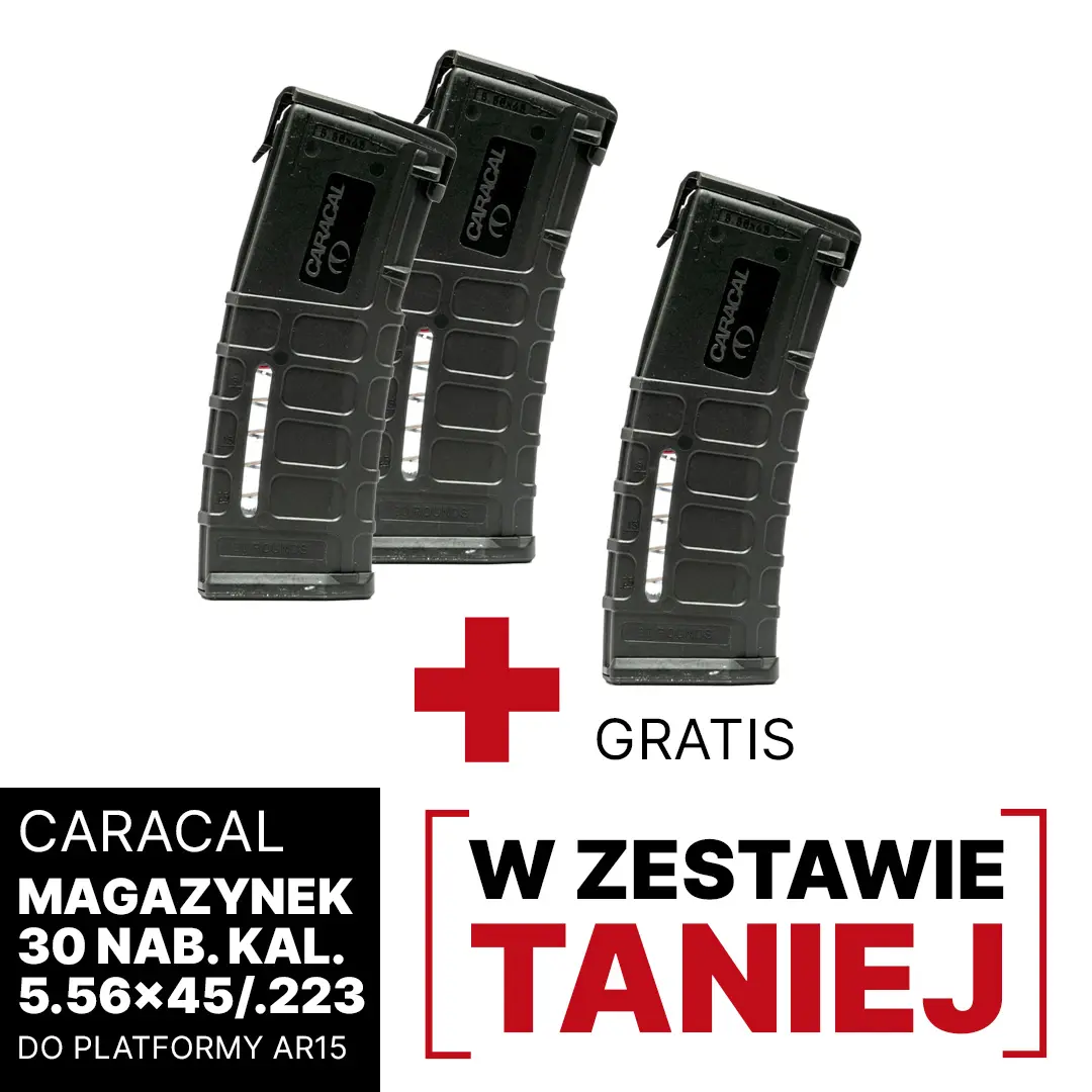 Zestaw do AR15 2 +1 Magazynek Caracal 30 nab. 5,56x45/.223 do platformy AR15