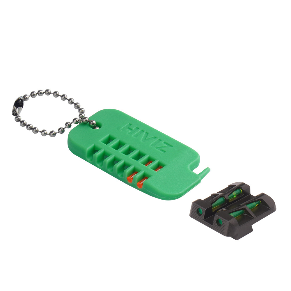 HIVIZ - Szczerbinka światłowodowa do Glocka - Dwa kolory pręcików - GLLW15/-RDGR-1