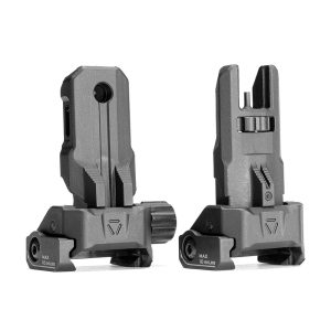 Strike Industries - Celownik przeziernikowy Strike Polymer Backup Sights - Składany - Picatinny - Czarny - SI-SPBUS-1