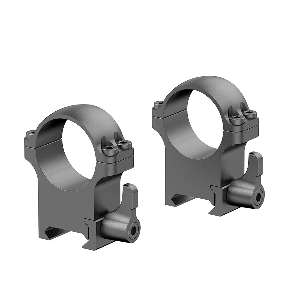 Vector Optics - Pierścień montażowy X-ACCU - Średni - 30 mm - Weaver - Czarny - XASR-SQ12-1