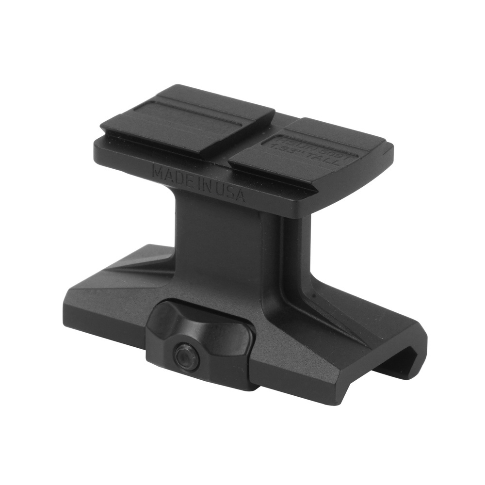 Montaż dedykowany do kolimatora Holosun 509T, umieszczający jego oś optyczną na wysokości 1,93 cala powyżej szyny. Konstrukcja z anodowanego aluminium zapewnia wysoką wytrzymałość, a mocowanie za pomocą stalowego, sprężynowego zacisku gwarantuje nieruchome położenie na szynie Picatinny. Produkt jest objęty dożywotnią gwarancją producenta na wady związane z procesem produkcyjnym Cechy: Wykonanie z anodowanego aluminium Kompatybilny z - LifeGun.pl Reptilia - Montaż DOT Mount 1.93 - Holosun 509T - Czarny - 100-167-1