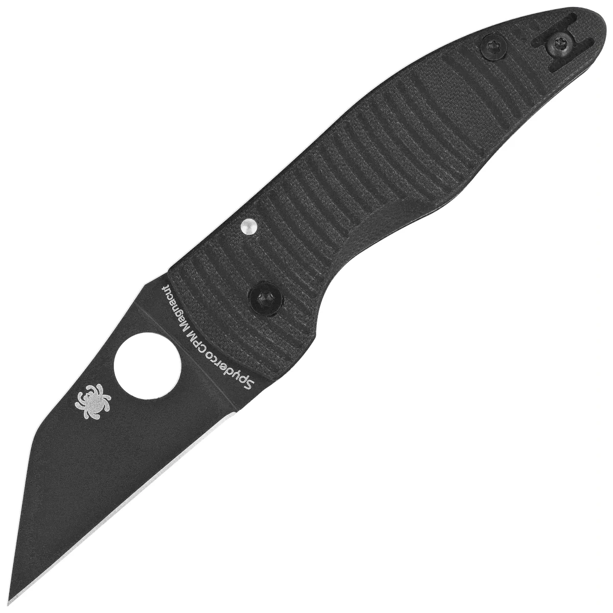 Nóż składany Spyderco MicroJimbo SALT Black G10, Black DLC MagnaCut by Michael Janich (C264GMCBKP)-1