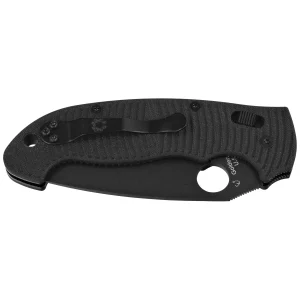 Nóż składany Spyderco Manix 2XL Salt Black G10, Black DLC MagnaCut by Eric Glesser (C95GMCBKP2)-2