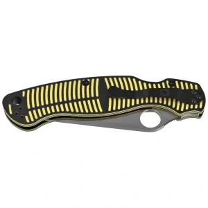 Nóż składany Spyderco Military 2 Salt Yellow/Black G10, Satin MagnaCut by Sal and Eric Glesser(C36GBKYLMCP2)-2